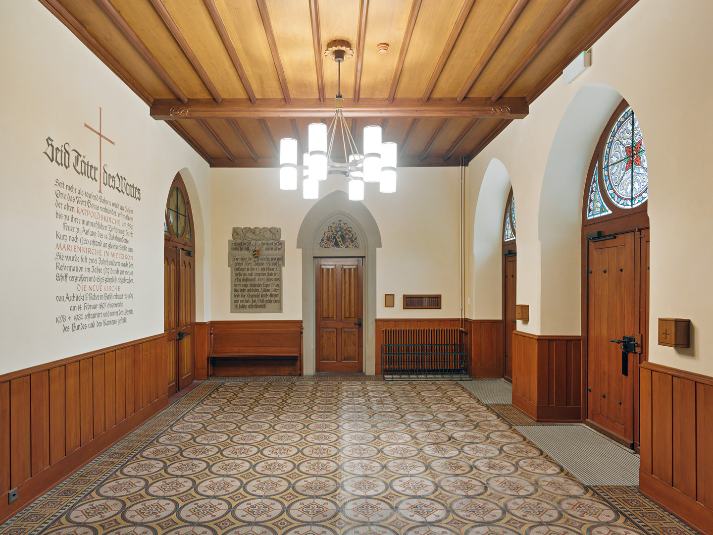 Reformierte Kirche Wetzikon Renovation Foyer 2014