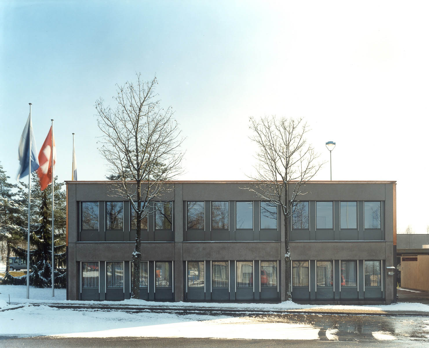 Werkhof Betzholz Hinwil, Bürogebäude Tiefbauamt 1999